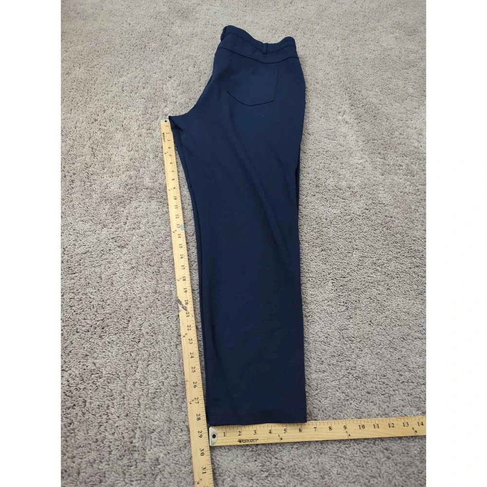 Ruby‎ Rd Favorites Pants Womens 18W PLUS Blue High Rise Stretch Tech Work Casual